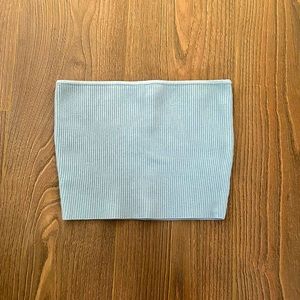 LA Hearts Baby Blue Tube Top Size Small